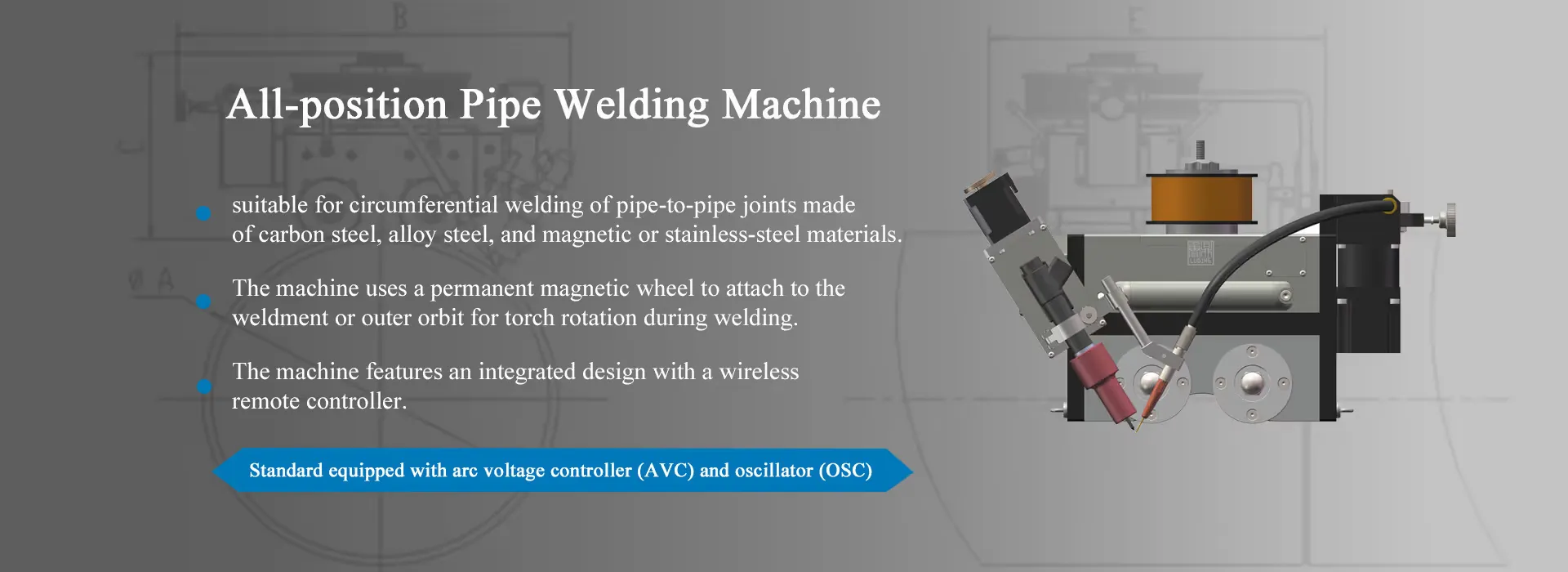 All-position welding machine