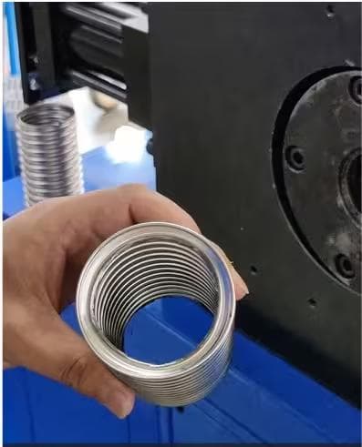 Corrugated hose after clamping