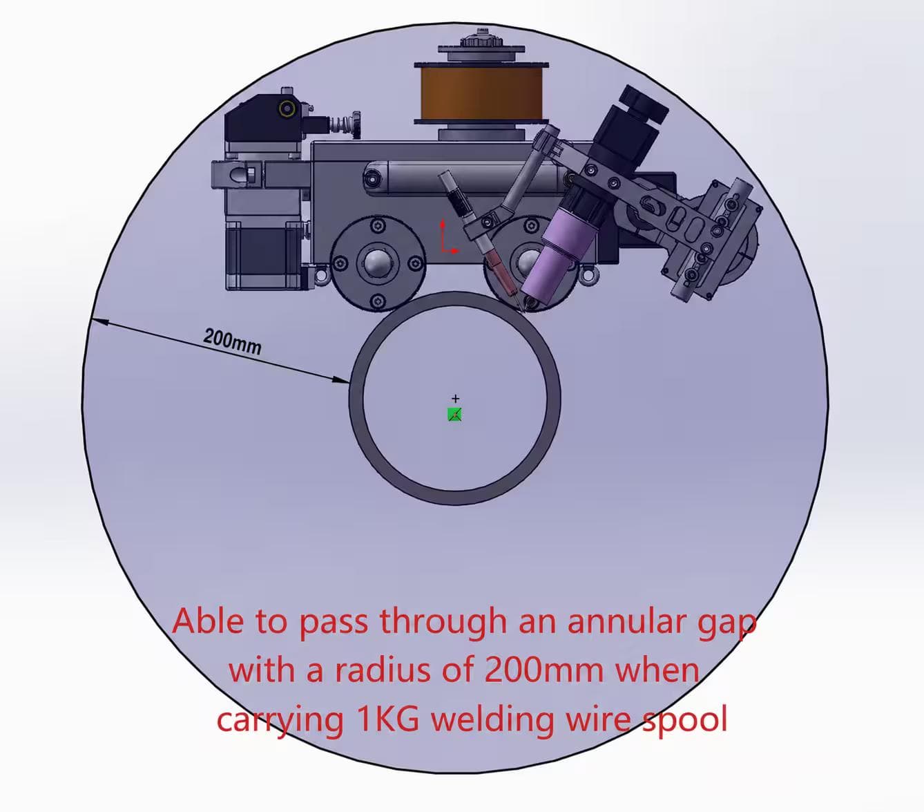 APF carries 1KG spool