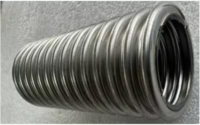 Corrugated hose before clamping