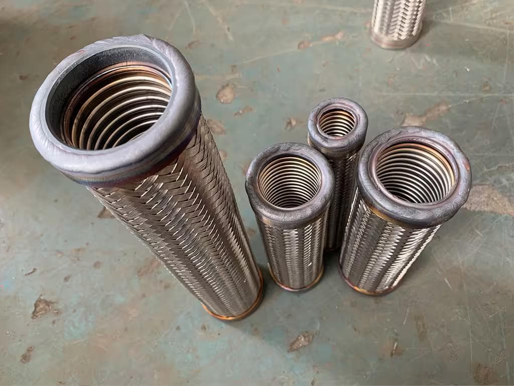 Weldment #1-- Corrugated Pipe with Mesh